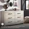image:imageSignature Design by Ashley Drystan Rustic 2 Drawer Nightstand USBCCream