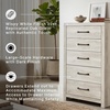 image:imageSignature Design by Ashley Drystan Rustic 2 Drawer Nightstand USBCCream