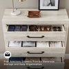 image:imageSignature Design by Ashley Drystan Rustic 2 Drawer Nightstand USBCCream