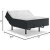 image:imageSignature Design by Ashley Hybrid 1300 13 Inch Plush Gel Memory Foam Mattress with Edge Support for Pressure Relief Queen FiberglassFree Mattress in A BoxCalifornia King