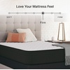 image:imageSignature Design by Ashley Hybrid 1300 13 Inch Plush Gel Memory Foam Mattress with Edge Support for Pressure Relief Queen FiberglassFree Mattress in A BoxKing
