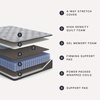 image:imageSignature Design by Ashley Hybrid 1300 13 Inch Plush Gel Memory Foam Mattress with Edge Support for Pressure Relief Queen FiberglassFree Mattress in A BoxFull