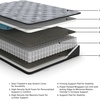 image:imageSignature Design by Ashley Hybrid 1300 13 Inch Plush Gel Memory Foam Mattress with Edge Support for Pressure Relief Queen FiberglassFree Mattress in A BoxQueen