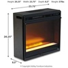 image:imageSignature Design by Ashley Infrared Electric Fireplace Insert for TV StandStandard