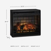 image:imageSignature Design by Ashley Infrared Electric Fireplace Insert for TV StandStandard