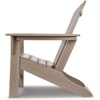 image:imageSignature Design by Ashley Karson City HDPE Adirondack Chair GreenBeige