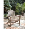 image:imageSignature Design by Ashley Karson City HDPE Adirondack Chair GreenBeige