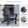 image:imageSignature Design by Ashley Karson City HDPE Adirondack Chair GreenBlack