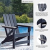 image:imageSignature Design by Ashley Karson City HDPE Adirondack Chair GreenDark Navy