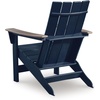 image:imageSignature Design by Ashley Karson City HDPE Adirondack Chair GreenDark Navy