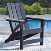image:imageSignature Design by Ashley Karson City HDPE Adirondack Chair GreenDark Navy
