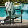 image:imageSignature Design by Ashley Karson City HDPE Adirondack Chair GreenGreen