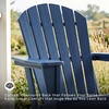 image:imageSignature Design by Ashley Karson City HDPE Adirondack Chair GreenNavy Blue