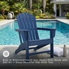 image:imageSignature Design by Ashley Karson City HDPE Adirondack Chair GreenNavy Blue