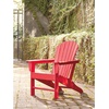 image:imageSignature Design by Ashley Karson City HDPE Adirondack Chair GreenRed