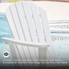 image:imageSignature Design by Ashley Karson City HDPE Adirondack Chair GreenWhite