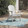 image:imageSignature Design by Ashley Karson City HDPE Adirondack Chair GreenWhite