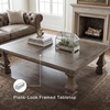 image:imageSignature Design by Ashley Large Farmhouse Coffee Table Weathered GrayTable