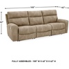 image:imageSignature Design by Ashley NextGen DuraPella Power Reclining Sofa SandBeige