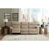 image:imageSignature Design by Ashley NextGen DuraPella Power Reclining Sofa SandBeige