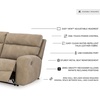 image:imageSignature Design by Ashley NextGen DuraPella Power Reclining Sofa SandBeige