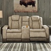image:imageSignature Design by Ashley NextGen DuraPella Power Reclining Sofa SandBeige