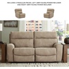 image:imageSignature Design by Ashley NextGen DuraPella Power Reclining Sofa SandBeige