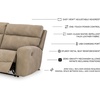 image:imageSignature Design by Ashley NextGen DuraPella Power Reclining Sofa SandBeige