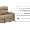 image:imageSignature Design by Ashley NextGen DuraPella Power Reclining Sofa SandBeige