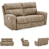 image:imageSignature Design by Ashley NextGen DuraPella Power Reclining Sofa SandBeige