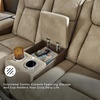 image:imageSignature Design by Ashley NextGen DuraPella Power Reclining Sofa SandBeige