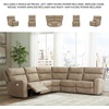 image:imageSignature Design by Ashley NextGen DuraPella Power Reclining Sofa SandBeige