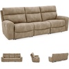image:imageSignature Design by Ashley NextGen DuraPella Power Reclining Sofa SandBeige