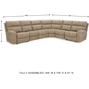 image:imageSignature Design by Ashley NextGen DuraPella Power Reclining Sofa SandBeige