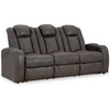 image:imageSignature Design by Ashley NextGen DuraPella Power Reclining Sofa SandDark Gray