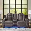image:imageSignature Design by Ashley NextGen DuraPella Power Reclining Sofa SandDark Gray