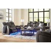 image:imageSignature Design by Ashley NextGen DuraPella Power Reclining Sofa SandDark Gray