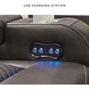 image:imageSignature Design by Ashley NextGen DuraPella Power Reclining Sofa SandDark Gray