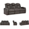 image:imageSignature Design by Ashley NextGen DuraPella Power Reclining Sofa SandDark Gray