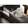 image:imageSignature Design by Ashley NextGen DuraPella Power Reclining Sofa SandDark Gray