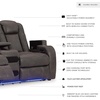 image:imageSignature Design by Ashley NextGen DuraPella Power Reclining Sofa SandDark Gray