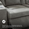 image:imageSignature Design by Ashley NextGen DuraPella Power Reclining Sofa SandGrey