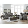 image:imageSignature Design by Ashley NextGen DuraPella Power Reclining Sofa SandGrey