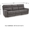 image:imageSignature Design by Ashley NextGen DuraPella Power Reclining Sofa SandGrey
