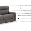 image:imageSignature Design by Ashley NextGen DuraPella Power Reclining Sofa SandGrey
