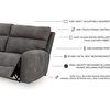 image:imageSignature Design by Ashley NextGen DuraPella Power Reclining Sofa SandGrey