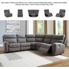 image:imageSignature Design by Ashley NextGen DuraPella Power Reclining Sofa SandGrey