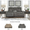 image:imageSignature Design by Ashley NextGen DuraPella Power Reclining Sofa SandGrey