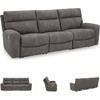 image:imageSignature Design by Ashley NextGen DuraPella Power Reclining Sofa SandGrey