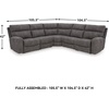image:imageSignature Design by Ashley NextGen DuraPella Power Reclining Sofa SandGrey